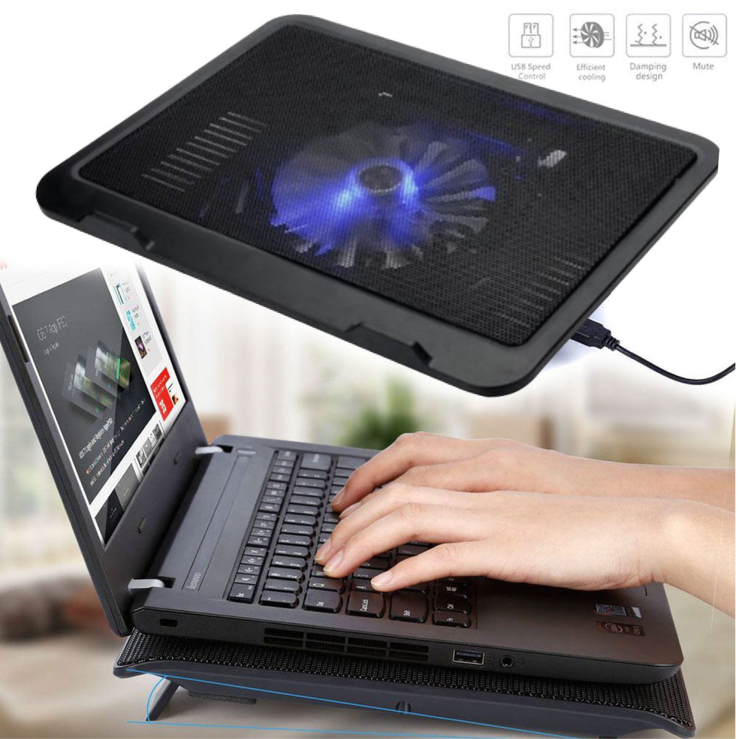 Soporte base refrigerante para Pc