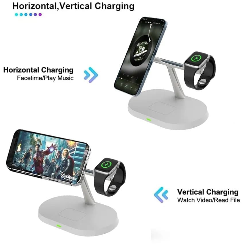 Supercharger Elite 3 en 1 - Carga Magnética para iPhone