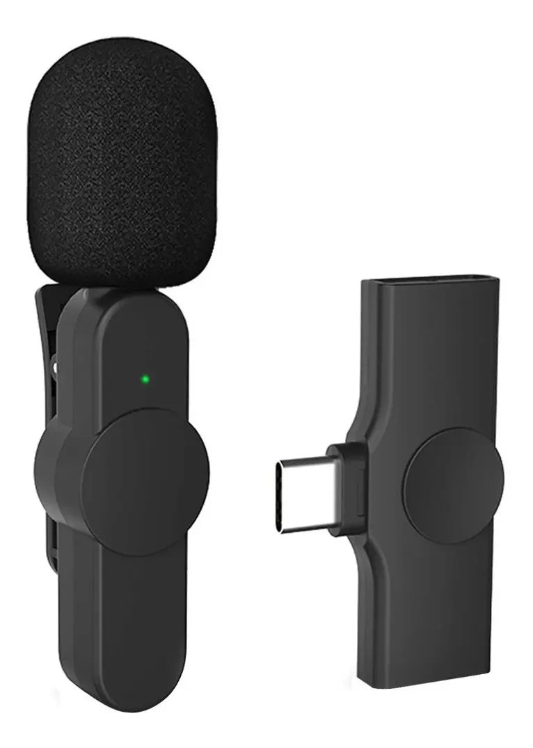 Micrófono Inalámbrico Universal 2 en 1 (Tipo C y iPhone)