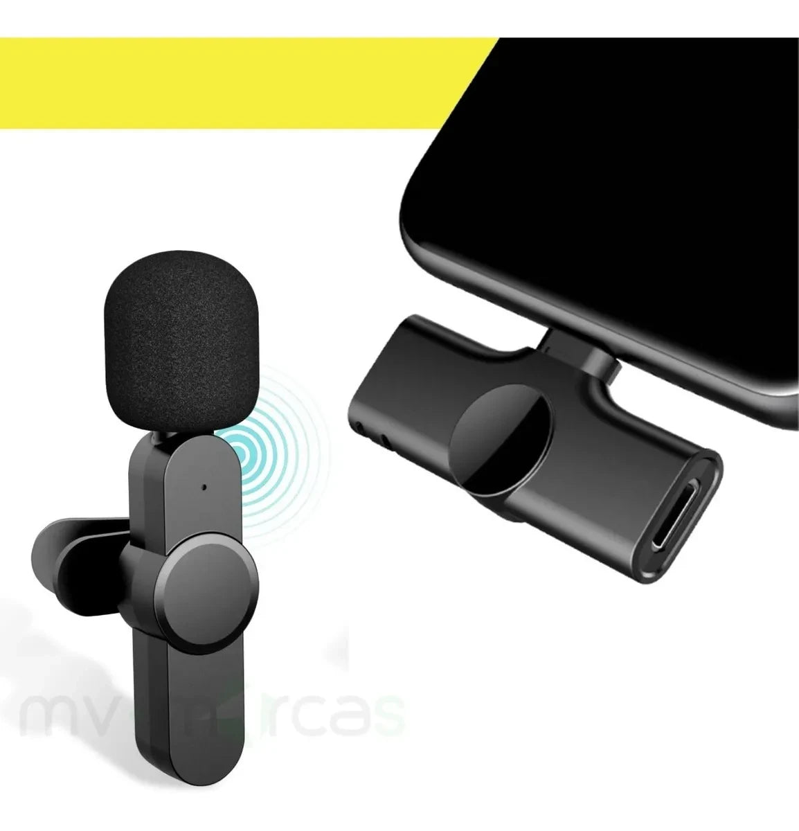 Micrófono Inalámbrico Universal 2 en 1 (Tipo C y iPhone)