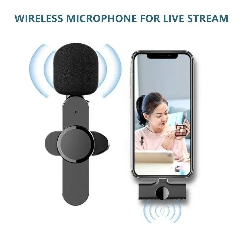 Micrófono Inalámbrico Universal 2 en 1 (Tipo C y iPhone)