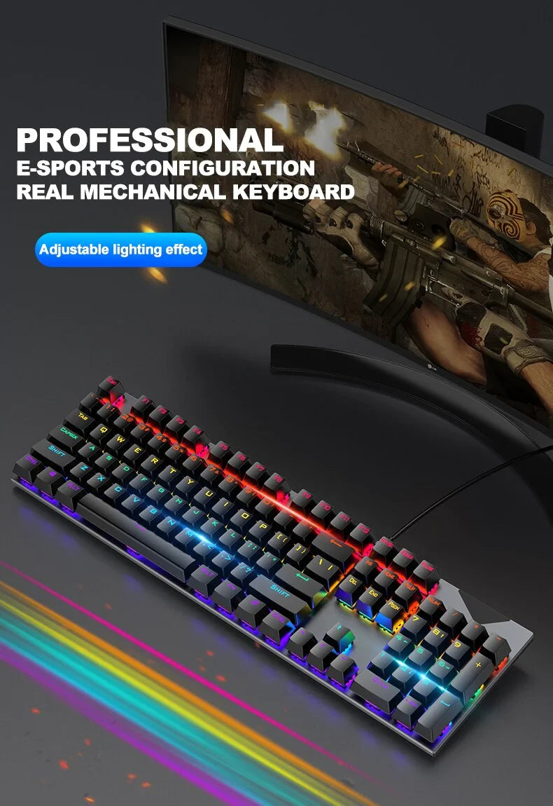 Teclado Mecánico Gamer Usb Aoas M-700