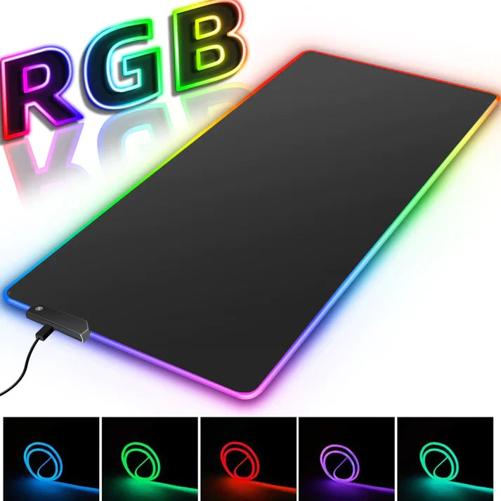 MOUSE PAD GAMER LUCES RGB