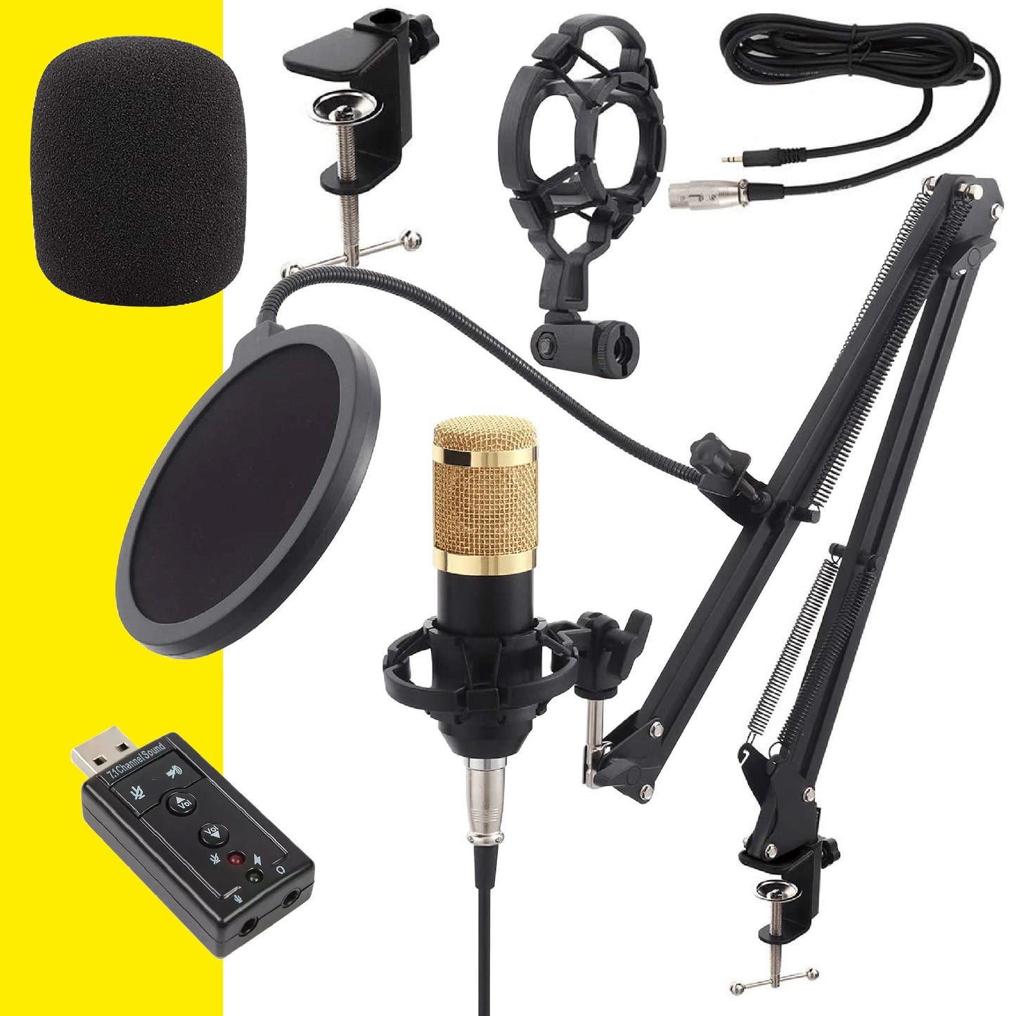 Micrófono BM-800 con Kit Profesional Completo