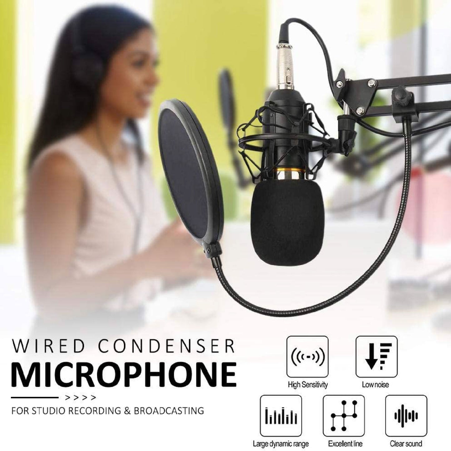 Micrófono BM-800 con Kit Profesional Completo