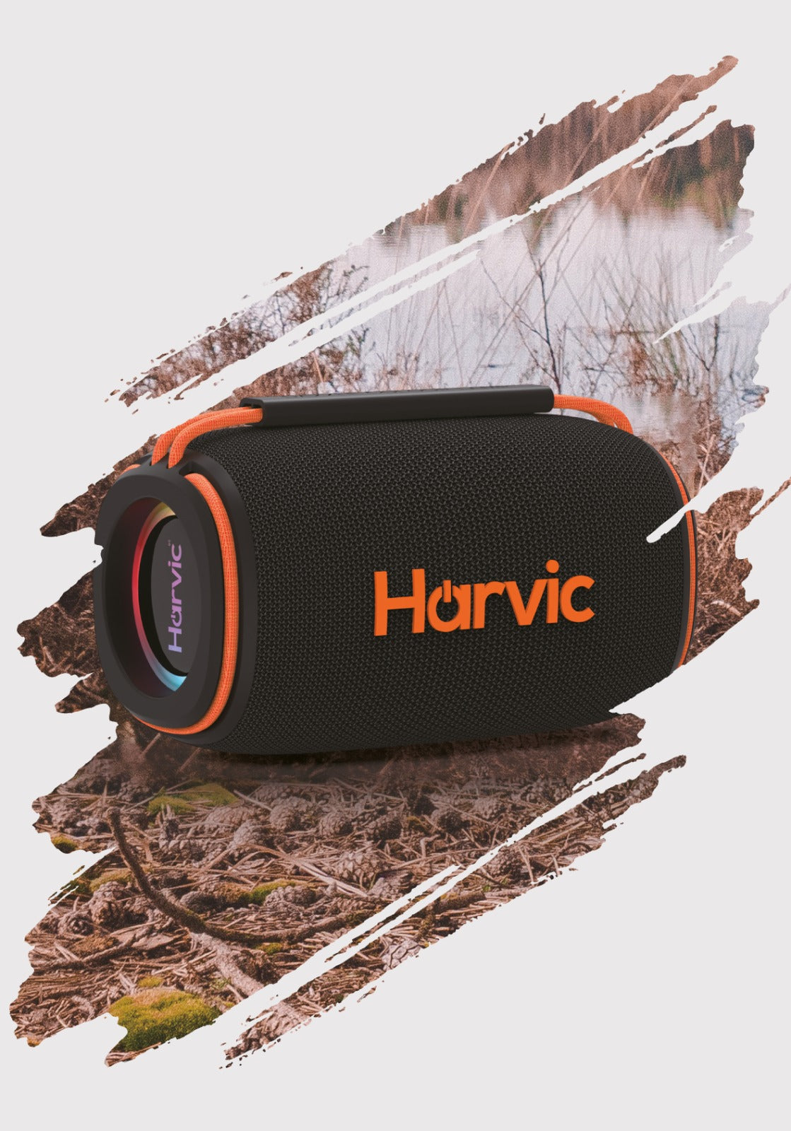 Parlante Bocina Harvic PR- 810 RGB Bluetooth