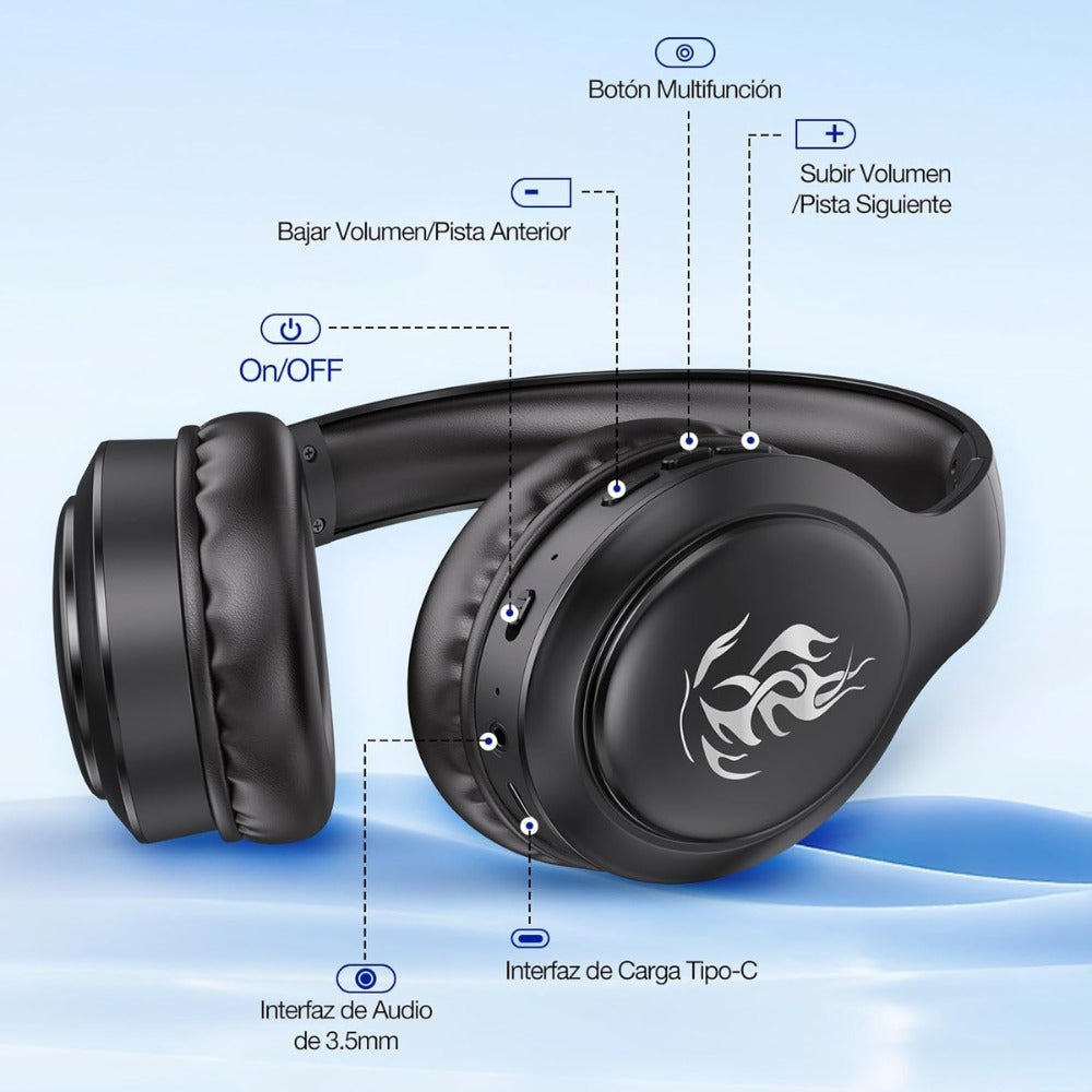 Diadema Bluetooth Inalámbrica 1Hora 202