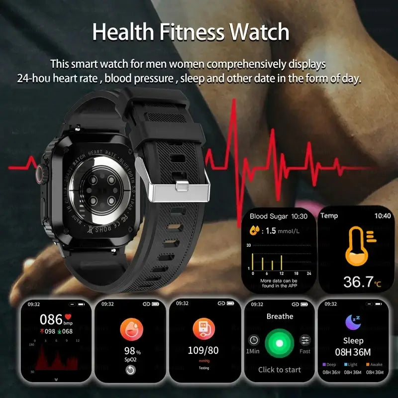 SmartWatch Unisex DK66 HD Pantalla Grand
