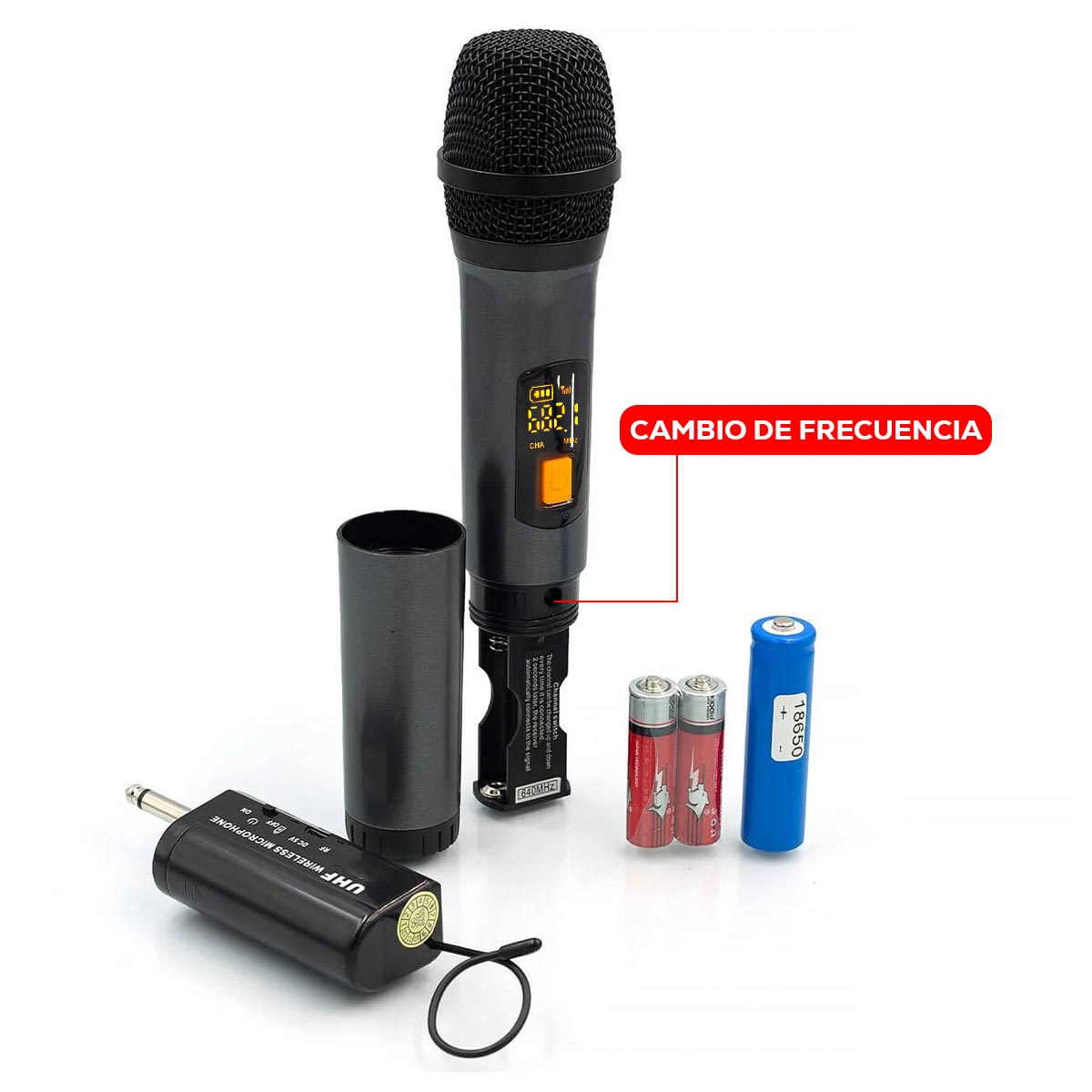 Micrófono Inalámbrico Profesional DX-U110 Hi-Fi