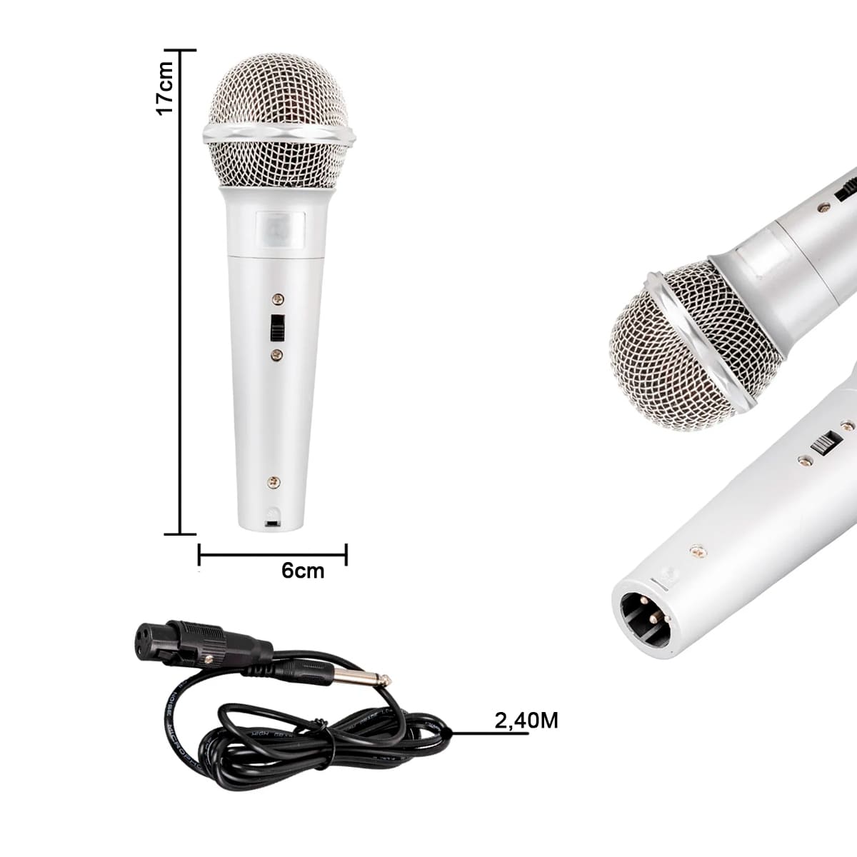 Micrófono Alámbrico Profesional DM-401