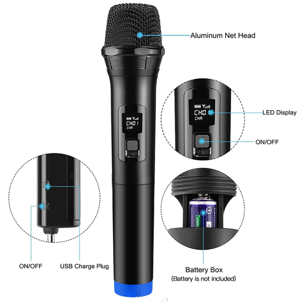 Microfono Inalambrico Universal Vm-51