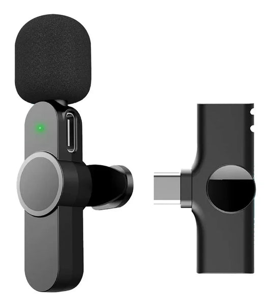 Micrófono Inalámbrico Universal 2 en 1 (Tipo C y iPhone)