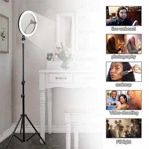 Aro De Luz 30 Cm Con Tripode