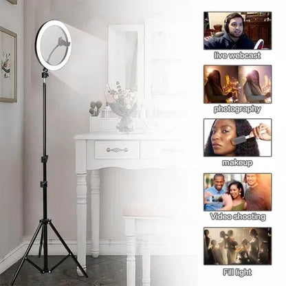 Aro De Luz 30 Cm Con Tripode