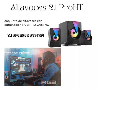 Altavoces 2.1 RGB PRO Gaming PROHT