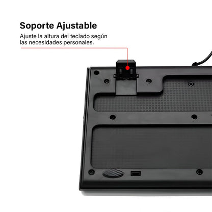Teclado Alambrico Multifuncional M-200