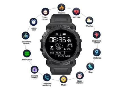 Reloj SmartWatch FD68 Negro