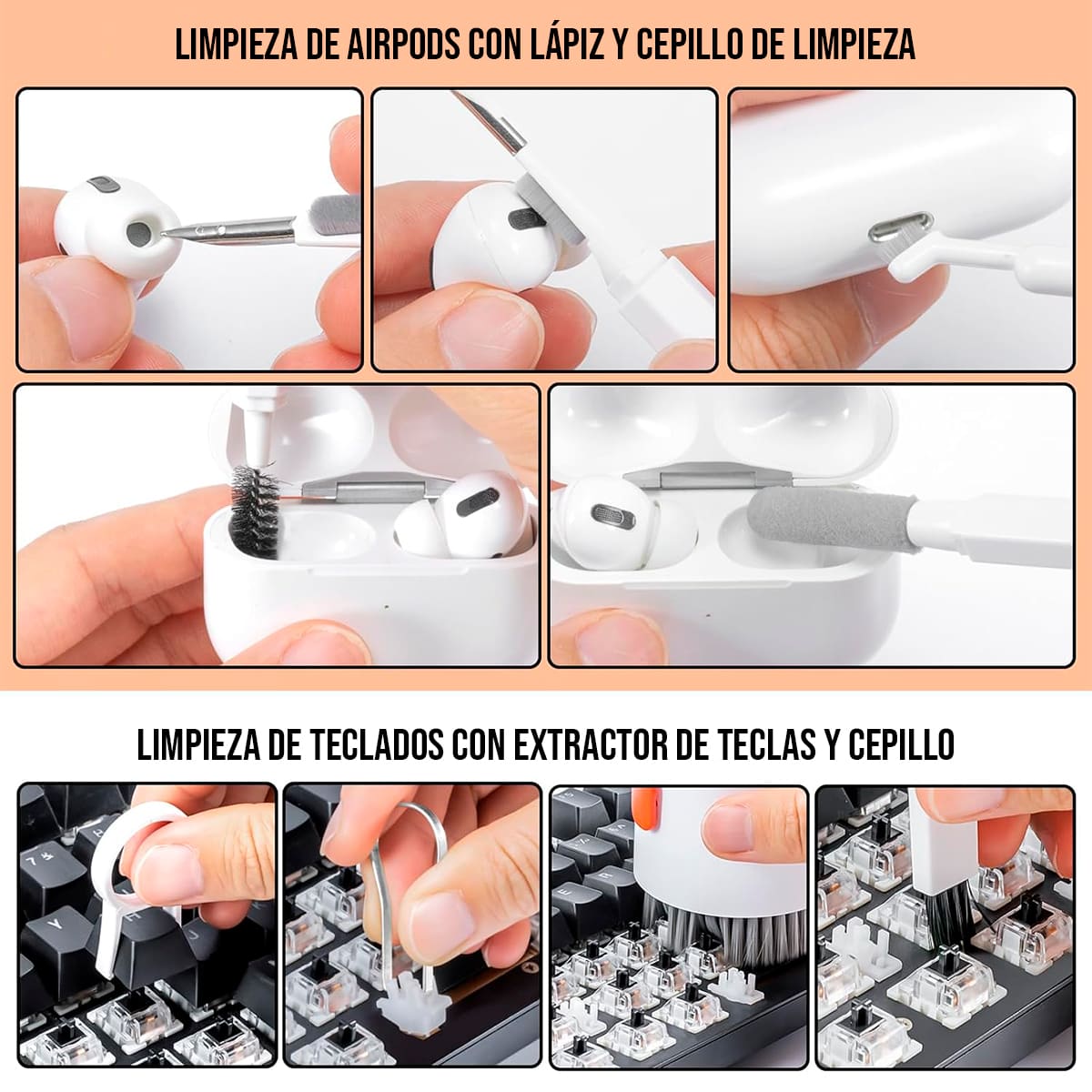 Cepillo De Limpieza Teclado 20 En 1