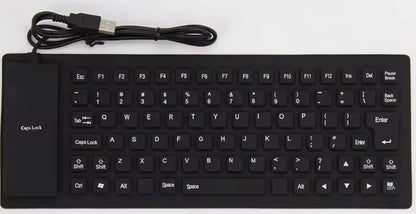 Teclado de Silicona Flexible y Enrollable USB