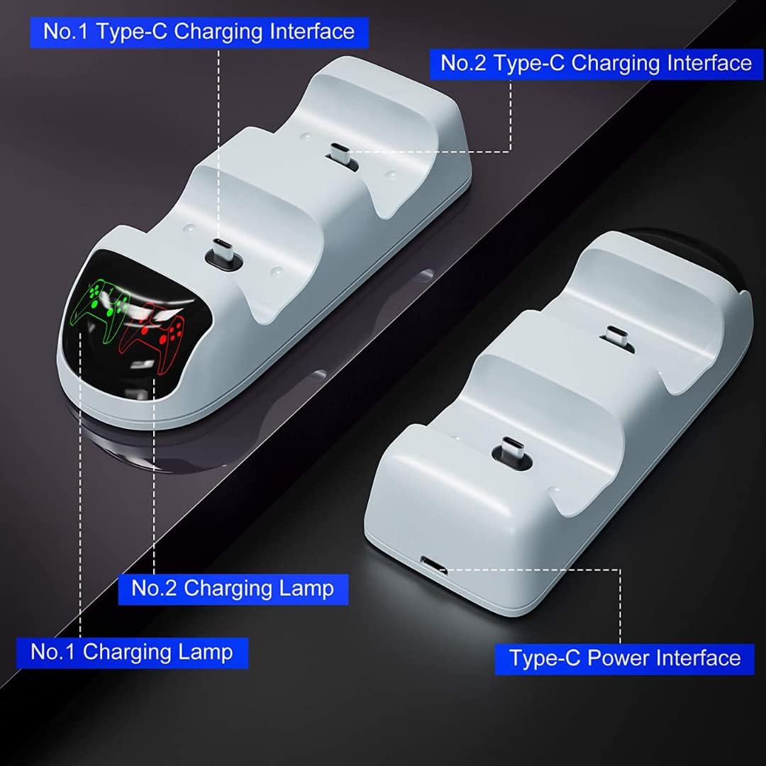 Estación de Carga Dual para Controles PS5