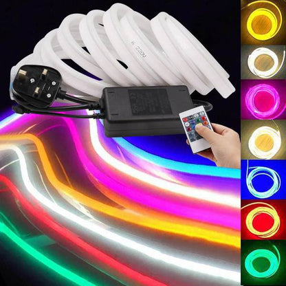 Tira de Luz LED Neón Flexible RGB 5 Metros - Iluminación Dinámica y Decorativa