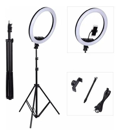 Aro De Luz 30 Cm Con Tripode